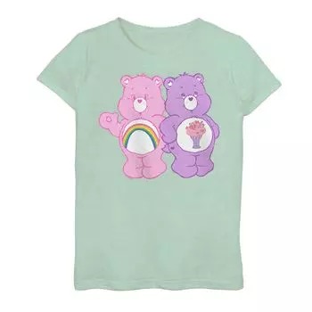 Футболка с рисунком Care Bears Cheer Bear And Share для девочек 7–16 лет Licensed Character