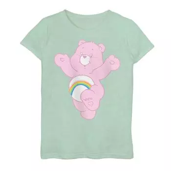 Футболка с рисунком Care Bears Cheer Bear Hug для девочек 7–16 лет Licensed Character