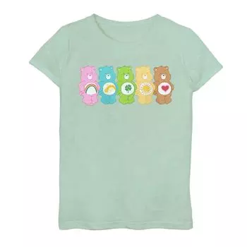 Футболка с рисунком Care Bears Line Group для девочек 7–16 лет Licensed Character