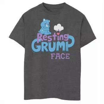Футболка с рисунком Care Bears Resting Grump Face для мальчиков 8–20 лет Licensed Character