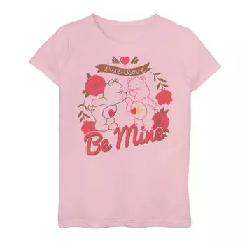 Футболка с рисунком Care Bears True Love Be My для девочек 7–16 лет Licensed Character