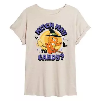 Футболка с рисунком «Care Bears Unlock The Magic Witch Way» для юниоров Licensed Character, бежевый