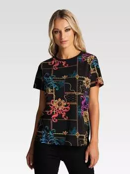 Футболка с рисунком Carlo Colucci, черный