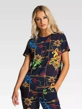 Футболка с рисунком Carlo Colucci, синий