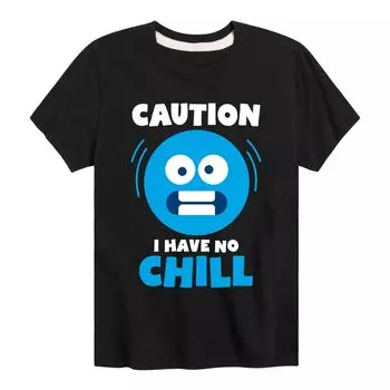 Футболка с рисунком Caution No Chill для мальчиков 8–20 лет Licensed Character