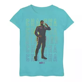Футболка с рисунком «Ча Ча» для девочек 7–16 лет «Marvel What If T'Challa Star Lord» Marvel