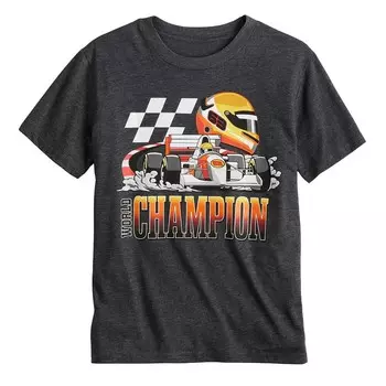Футболка с рисунком Champion Racing для мальчиков 8–20 лет Licensed Character, цвет Charcoal Heather