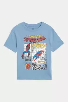 Футболка с рисунком Человека-паука Marks & Spencer, красный