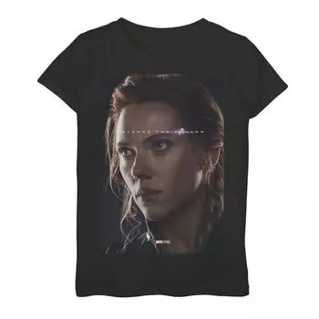 Футболка с рисунком «Чёрная вдова» для девочек 7–16 лет «Marvel Avengers Endgame» Marvel
