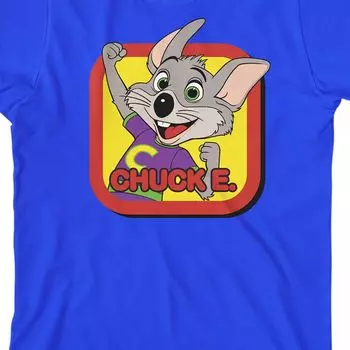 Футболка с рисунком Chuck E Cheese Chuck для мальчиков 8–20 лет Licensed Character