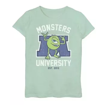Футболка с рисунком Cool Mike для девочек 7–16 лет Disney/Pixar Monsters University Licensed Character