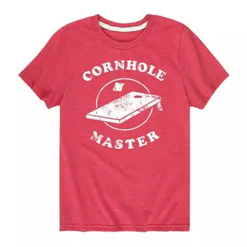 Футболка с рисунком Cornhole Master Summer Games для мальчиков 8–20 лет Licensed Character