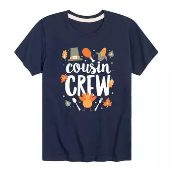 Футболка с рисунком «Cousin Crew» для мальчиков 8–20 лет Licensed Character