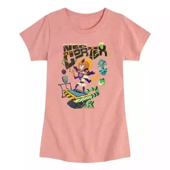 Футболка с рисунком Crash Bandicoot Neo Coretex для девочек 7–16 лет Licensed Character