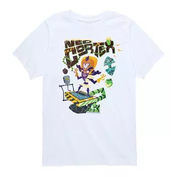 Футболка с рисунком Crash Bandicoot Neo Cortex для мальчиков 8–20 лет Licensed Character, белый