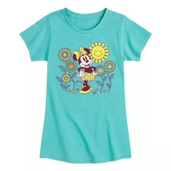 Футболка с рисунком «Цветы» для девочек 7–16 лет Disney's Minnie Mouse Licensed Character