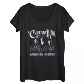 Футболка с рисунком Cypress Hill Insane In The Membrane Group Shot для юниоров Licensed Character