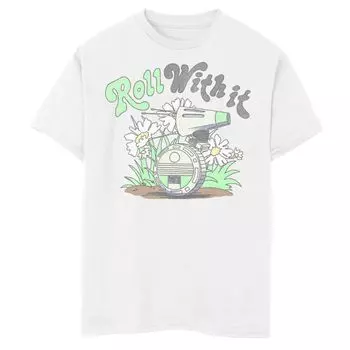 Футболка с рисунком D-0 Roll With It для мальчиков 8–20 лет «Звездные войны. Скайуокер. Восхождение» Licensed Character