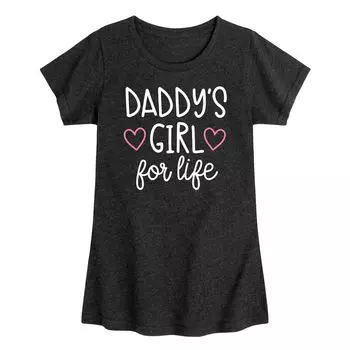 Футболка с рисунком Daddy's Girl For Life для девочек 7–16 лет Licensed Character