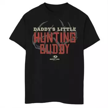 Футболка с рисунком Daddy's Little Hunting Buddy для мальчиков 8–20 лет Mossy Oak Licensed Character