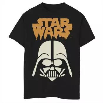 Футболка с рисунком Дарта Вейдера и логотипом «Капающий слизь» для мальчиков 8–20 лет на Хэллоуин Star Wars