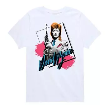 Футболка с рисунком David Bowie Sax для мальчиков 8–20 лет Licensed Character