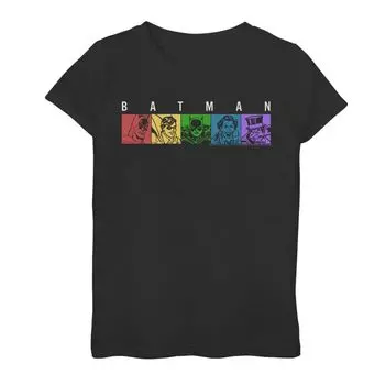 Футболка с рисунком DC Comics Batman для девочек 7–16 лет Batman Spectrum DC Comics