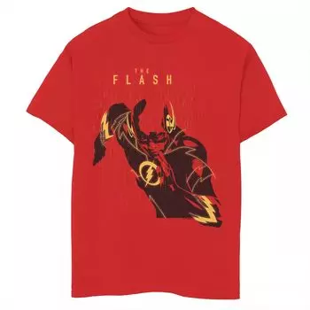 Футболка с рисунком DC Comics «Флэш, беги под дождем» для мальчиков 8–20 лет Licensed Character