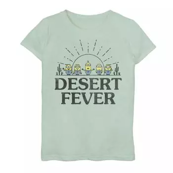 Футболка с рисунком Despicable Me Minions Desert Fever для девочек 7–16 лет Licensed Character