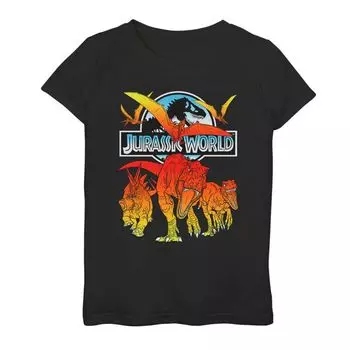 Футболка с рисунком Dino Fade Group Shot для девочек 7–16 лет Licensed Character