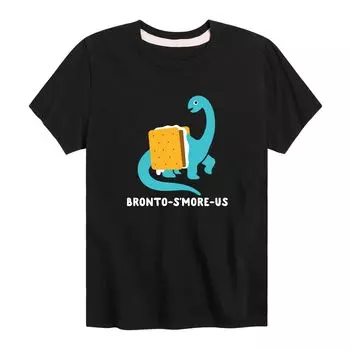 Футболка с рисунком динозавра для мальчиков 8–20 лет Bronto-Smore-Us Licensed Character