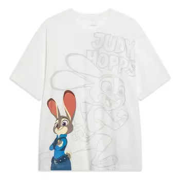 Футболка с рисунком Дисней Зверополис Li-Ning, белый