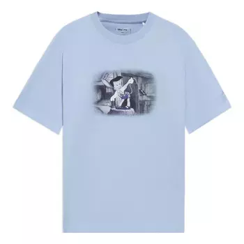 Футболка с рисунком Диснея Пиноккио Li-Ning, голубой