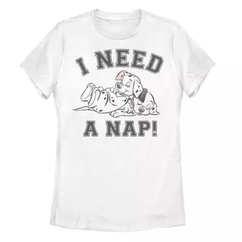 Футболка с рисунком Disney 101 далматинец для юниоров «Мне нужно вздремнуть» Disney