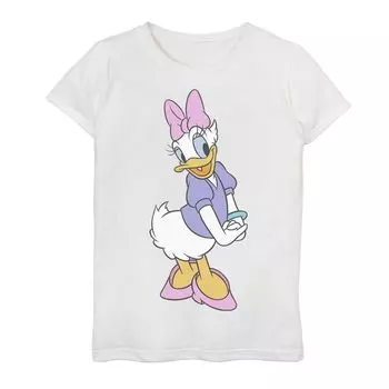 Футболка с рисунком Disney Daisy Duck Pose для девочек 7–16 лет Licensed Character