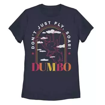 Футболка с рисунком Disney Dumbo Line для юниоров «Не просто летай, пари» Licensed Character