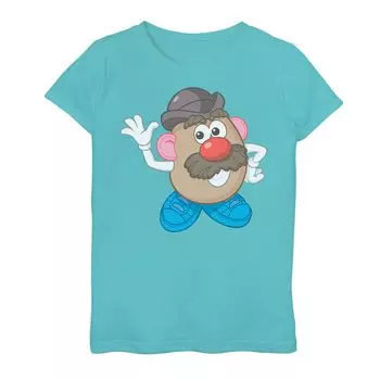 Футболка с рисунком Disney Mr. Potato Head для девочек 7–16 лет Just Big Potato Licensed Character