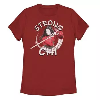 Футболка с рисунком Disney Mulan Live Action для юниоров "Strong Chi" Licensed Character