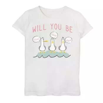 Футболка с рисунком Disney/Pixar для девочек 7–16 лет «В поисках Немо: ты будешь моей» Disney / Pixar