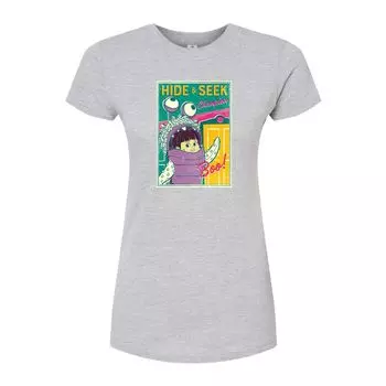 Футболка с рисунком Disney/Pixar Monsters Inc. для детей Boo Hide Seek Licensed Character, серый
