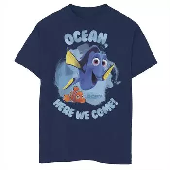Футболка с рисунком Disney/Pixar's Finding Dory Boys 8-20 Ocean Here We Come Disney / Pixar
