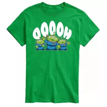 Футболка с рисунком Disney/Pixar's Toy Story Big & Tall Оооо Licensed Character, зеленый