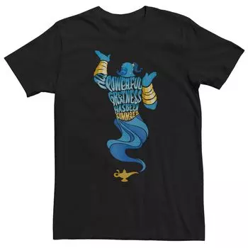 Футболка с рисунком Disney's Aladdin Men's Greatness Is Summoned Licensed Character