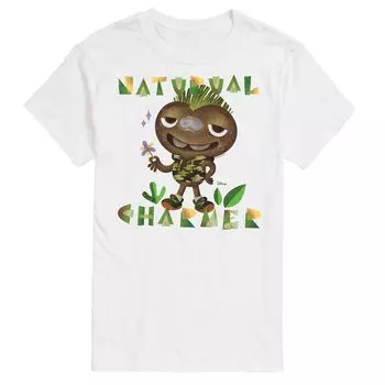 Футболка с рисунком Disney's Elemental Big & Tall Natural Charmer Licensed Character, белый
