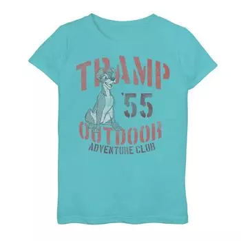 Футболка с рисунком Disney's Lady and The Tramp Girls 7–16 Outdoor Adventure Club Licensed Character