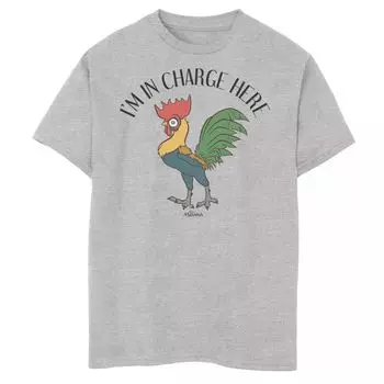 Футболка с рисунком Disney's Moana Boys 8-20 Hei Hei In Charge Disney