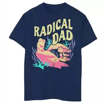 Футболка с рисунком Disney's/Pixar Finding Nemo Father's Day Crush & Squirt Duo Licensed Character