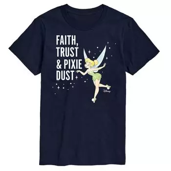 Футболка с рисунком Disney's Tinker Bell Big & Tall Faith Trust License, синий
