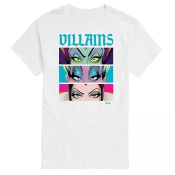 Футболка с рисунком Disney Villains Big & Tall Villains, белый