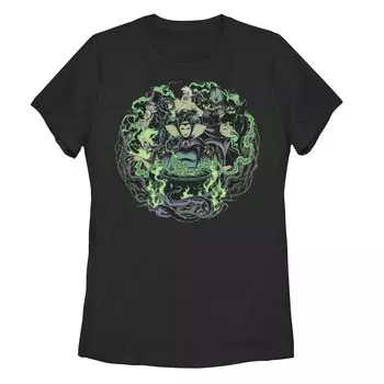 Футболка с рисунком Disney Villains Epitome Of Evil Group для юниоров Licensed Character